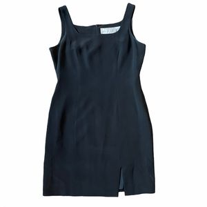 HUGO BUSCATI  100% silk little black dress